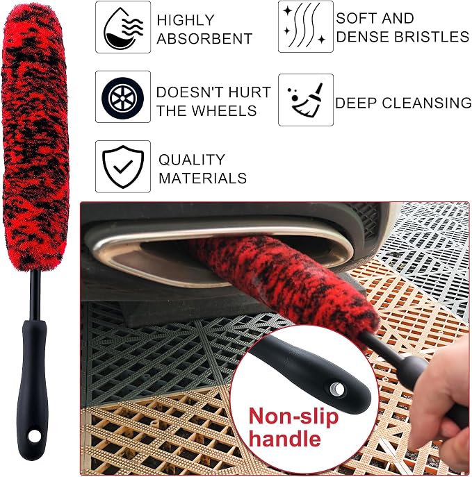 9Pcs Wheel Tire Brush Set - Image 6