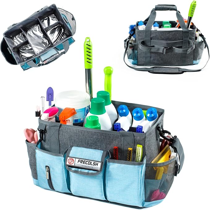 Cleaning Caddy for Cleaning Suppliers Organizer by FRECOLSH