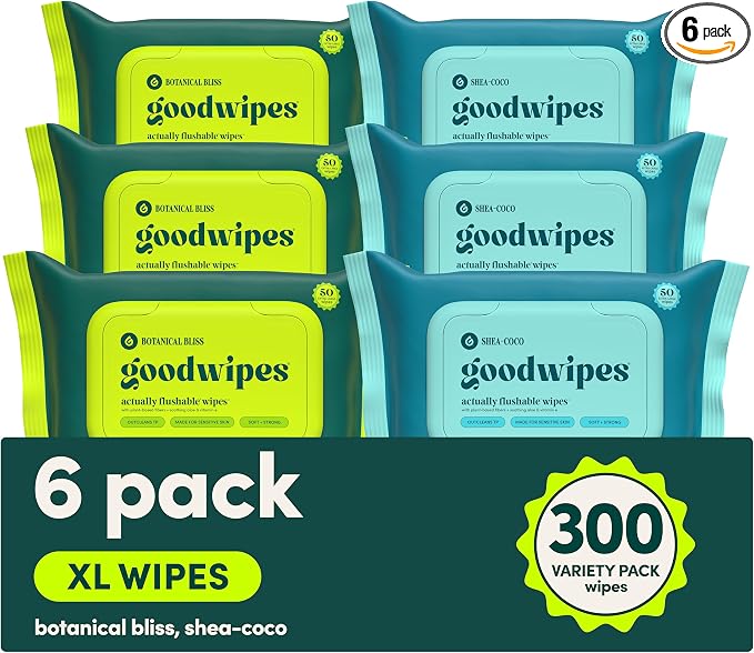 goodwipes Flushable Butt Wipes by goodwipes