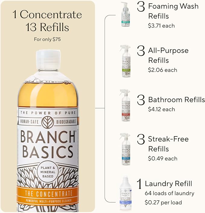 Branch Basics Concentrate Refill | All Purpose Multi-Surface Cleaning - Image 5