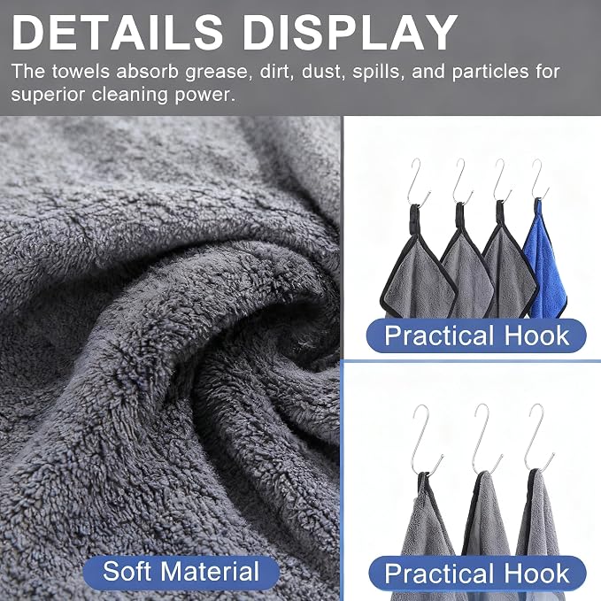 Ultrasoft, Thick and Quick Drying Car Microfiber Cleaning Towel 800GSM - Image 3