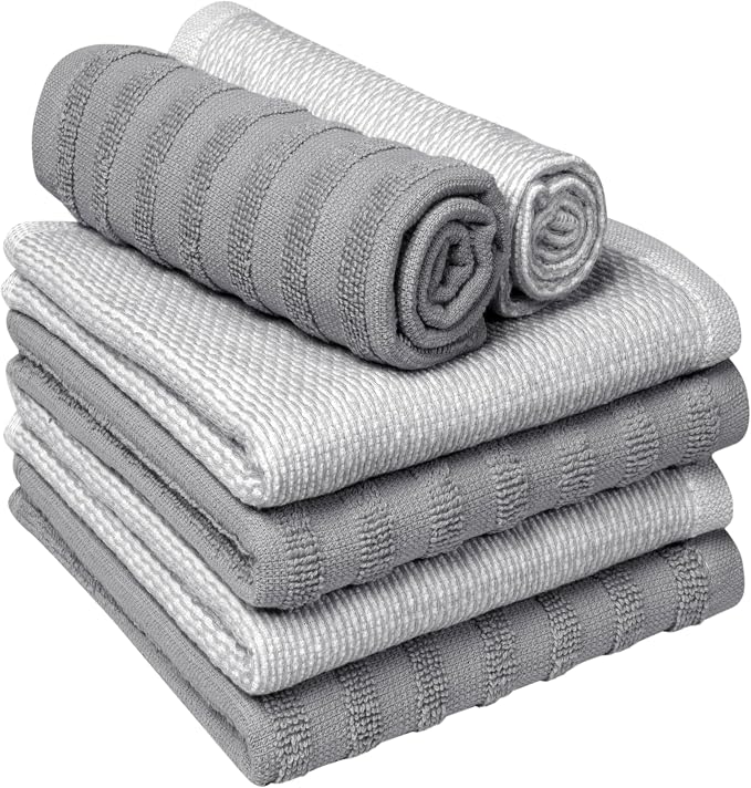 Bumble Premium Dish Cloths 13"x13" | 100% Natural Ring Spun Cotton | 400 GSM | - Image 4