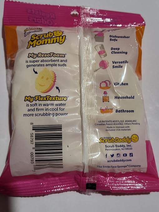 Scrub Mommy Essentials/Mini Mommy Dual-Sided Scrubber + Sponge - Image 6