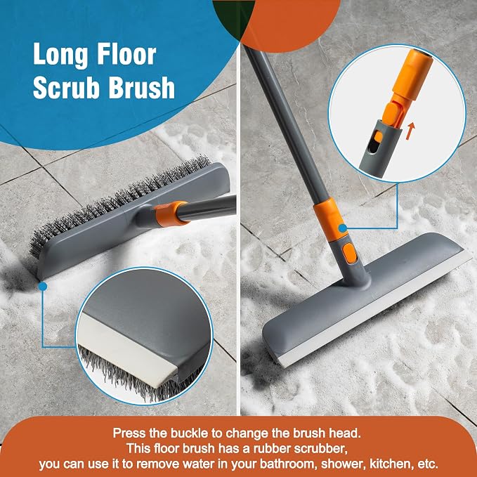 Floor Scrub Brush Tile Tub Scrubber Brush - Image 4