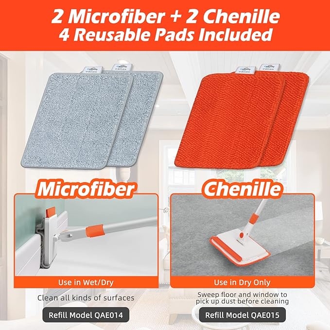 Qaestfy Wall & Baseboard Cleaner Mop Tool - Image 3