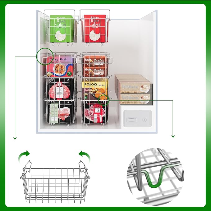 4Pack Stackable Chest Freezer Bins - Image 5