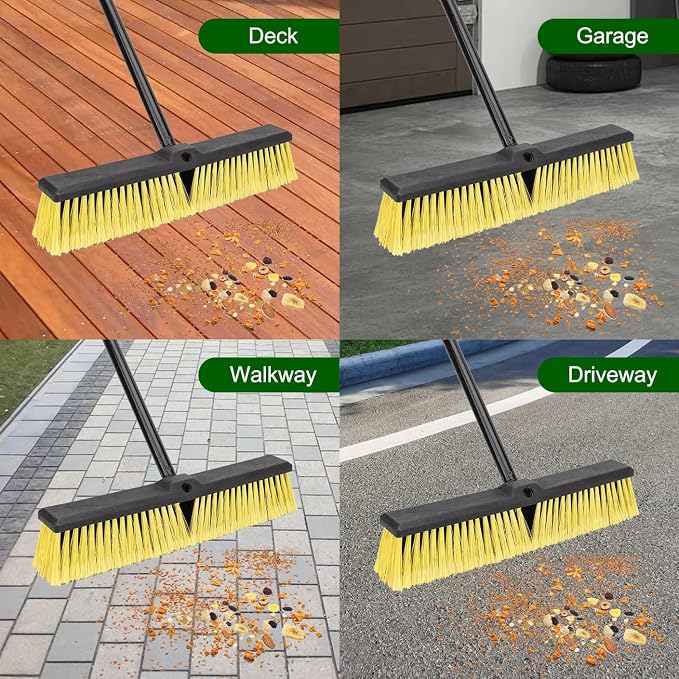 18 Inches Push Broom Outdoor- Heavy Duty Commercial Broom - Image 4