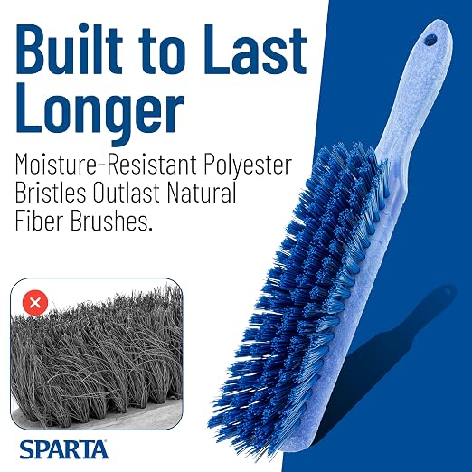 SPARTA Handheld Soft Counter Brush 8 Inch Bristle Span, Countertops, and - Image 7