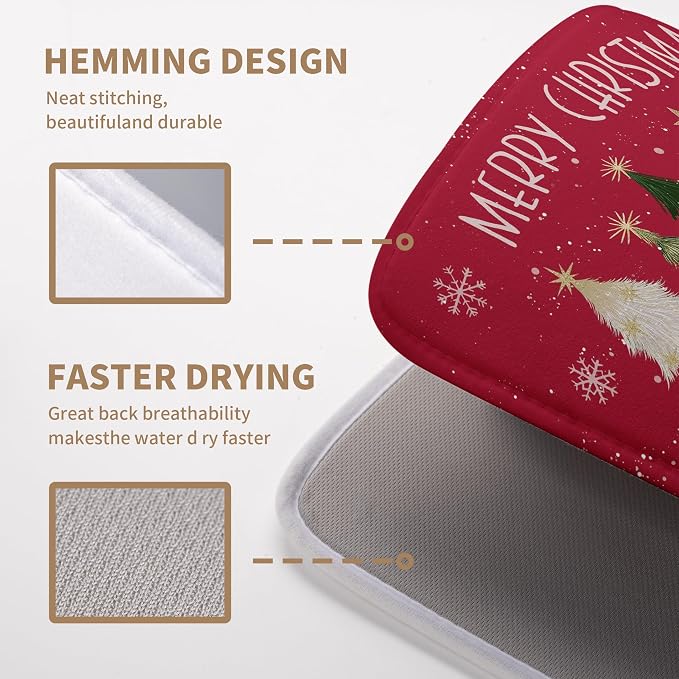 Merry Christmas Dish Drying Mat - Image 5