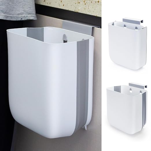 Soddeph 3.2 Gallon Foldable Hanging Trash Can by Soddeph