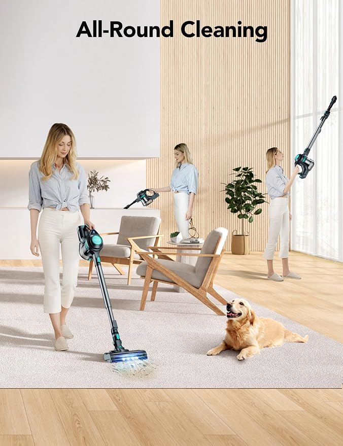 Cordless Vacuum Cleaner, 8-in-1 Powerful Vacuum Cleaners - Image 5