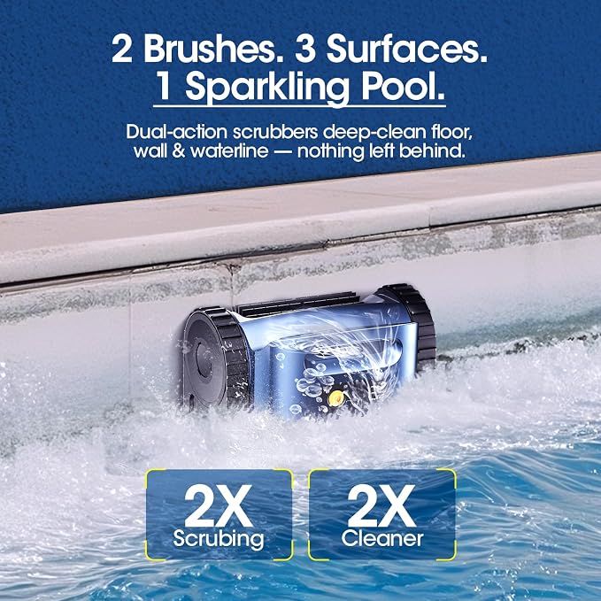 Cordless Robotic Pool Vacuum, Pool Cleaner - Image 7