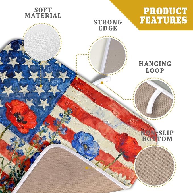 4th of July Patriotic Dish Drying Mat - Image 4