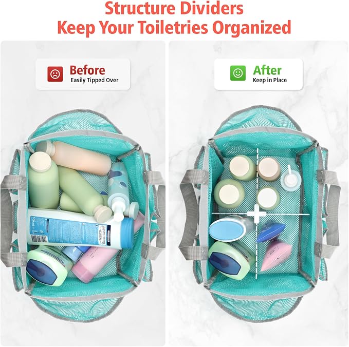 F-color Mesh Shower Caddy Portable - Image 3