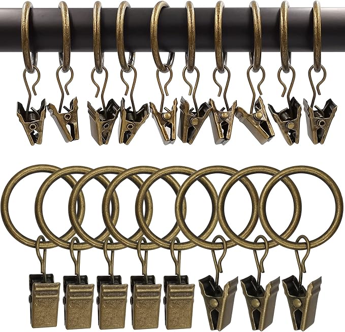 44 Pack Metal Curtain Rings - Image 7