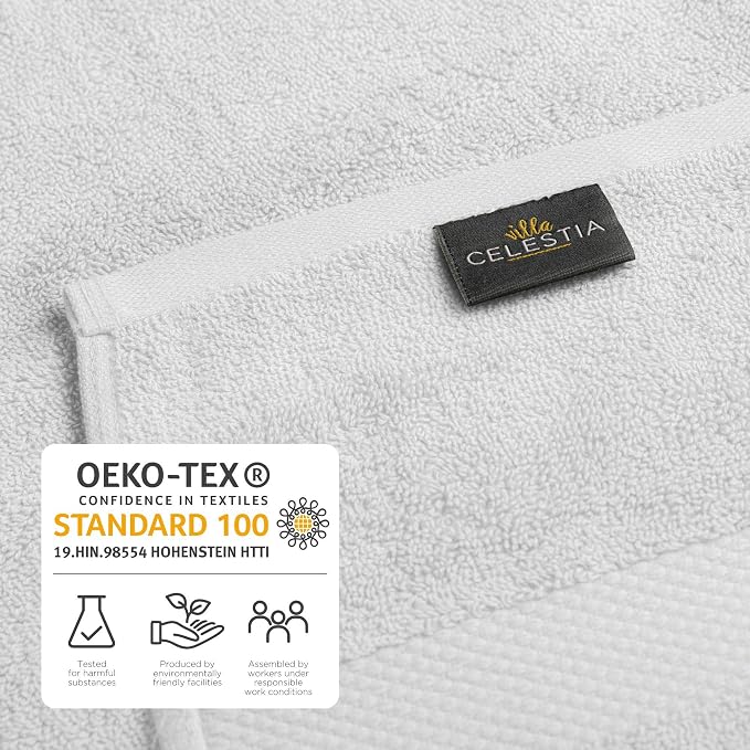 100% Cotton Wash Cloth for face & Body Set of 12, Sustainable, Highly Absorbent - Image 8