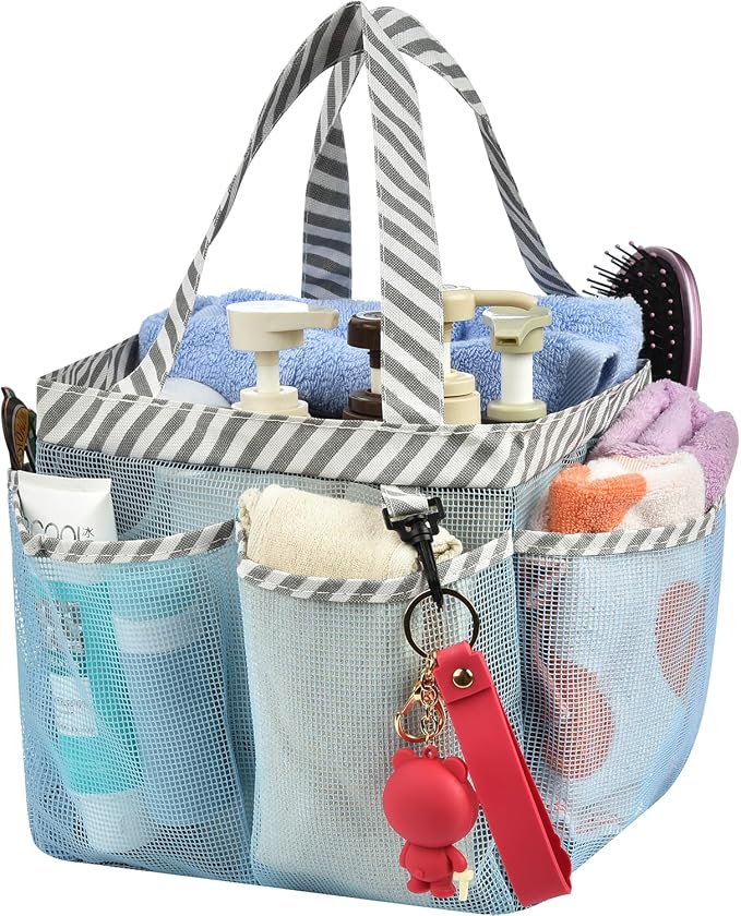 Haundry Mesh Shower Caddy Tote, Portable Shower Caddy Bag by Haundry