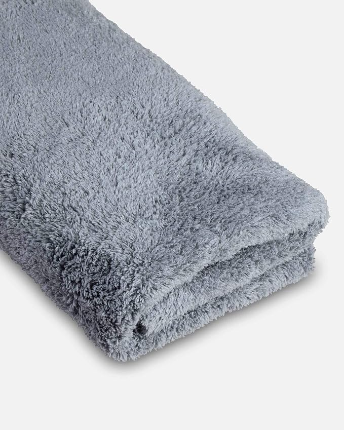 Adam's Borderless Grey Microfiber Towel - Image 5