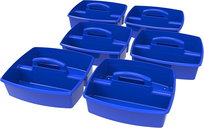 Storex 2-Compartment Large Caddy – Multipurpose Classroom Organizer - Image 2