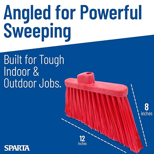 SPARTA Plastic Broom Head, Un-Flagged - Image 5