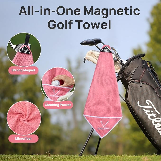 Magnetic Golf Towel for Bag 18" x 18" - Image 2