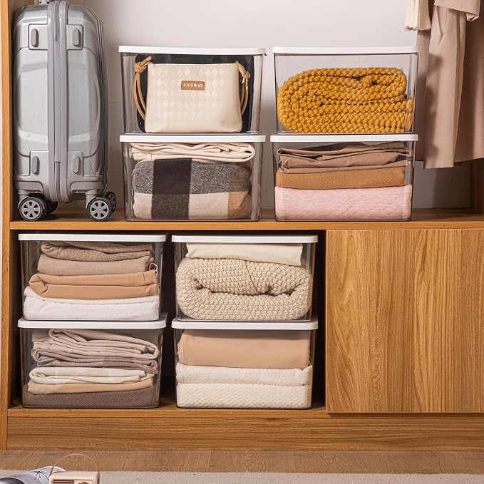 4-Piece Set, Plastic Storage Bin - Image 5