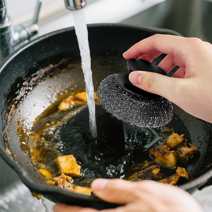 Stainless Steel Wool Scrubber - Image 5