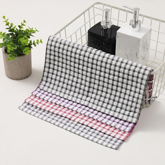 Oeleky 100% Cotton Kitchen Dish Cloths - Image 8