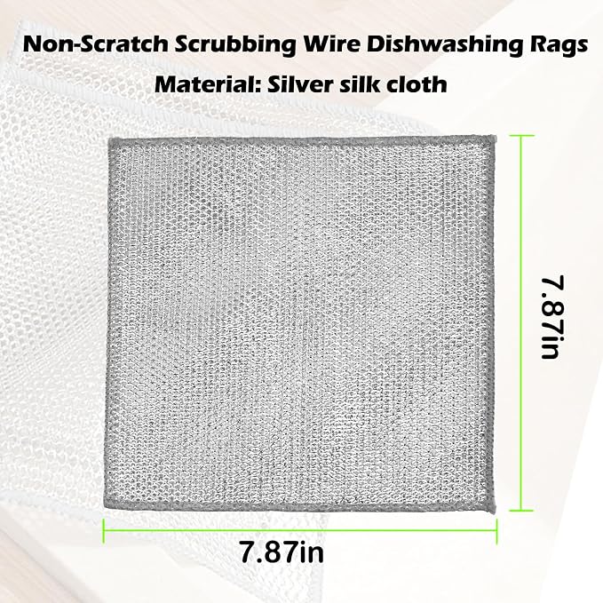 12 PCS Non-Scratch Wire Dishcloths - Image 5