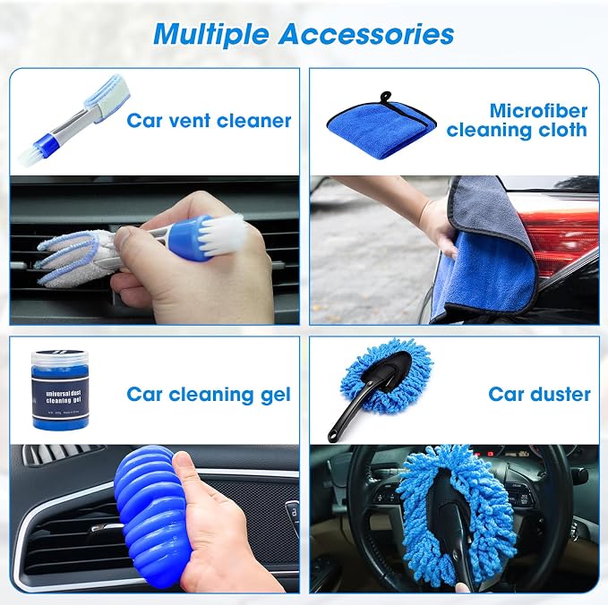 25PCS Car Cleaning Kit, Car Detailing Kit Interior - Image 6