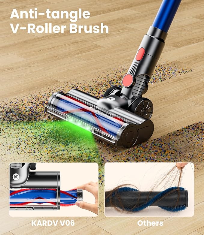 Cordless Vacuum Cleaner, 500W/40Kpa Vacuum Cleaners - Image 3
