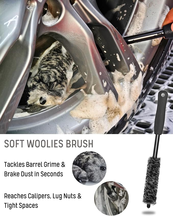 8PCS Pro Wheel Cleaning Kit - Image 2