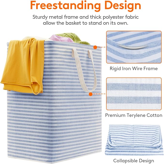 Lifewit Laundry Hamper Large Collapsible Laundry Basket, Freestanding - Image 2