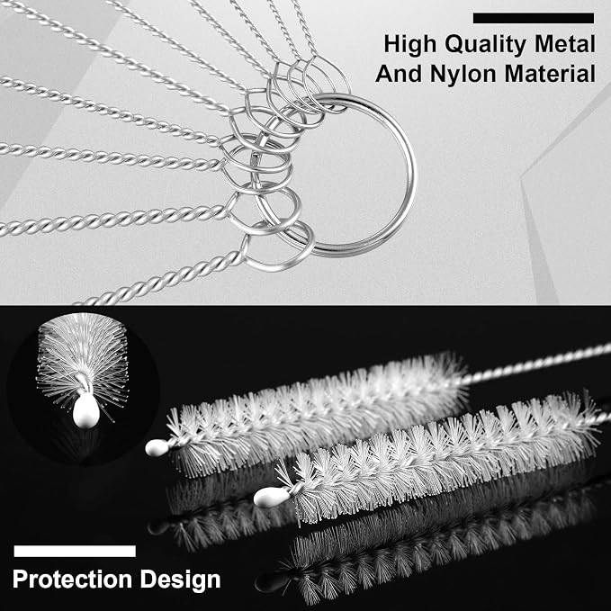 Reusable Straw Cleaning Brushes Bottle Test Tube Long Straw Cleaning Brush - Image 3