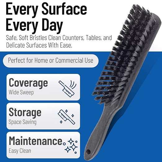 SPARTA Handheld Soft Counter Brush 8 Inch Bristle Span, Countertops, and - Image 3