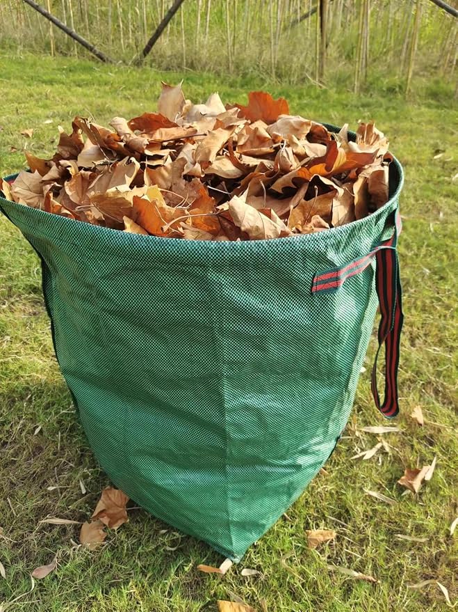 2 PACK Leaf Bag, Lawn Bags, Reuseable Yard Waste Bag, Heavy Duty Lawn and Leaf - Image 7