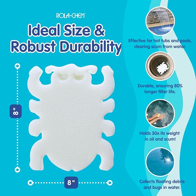 2 Pack Scumbug Hot Tub Scum Absorber – The Original, Highest Rated Scum - Image 3