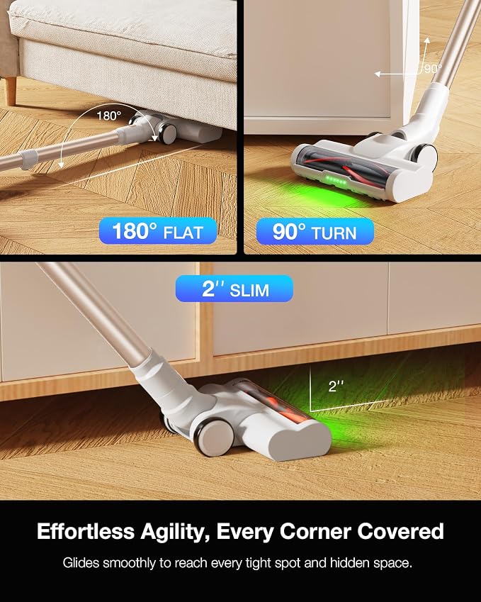 Cordless Stick Vacuum Cleaner for Home, Lightweight Rechargeable Vacuum - Image 5