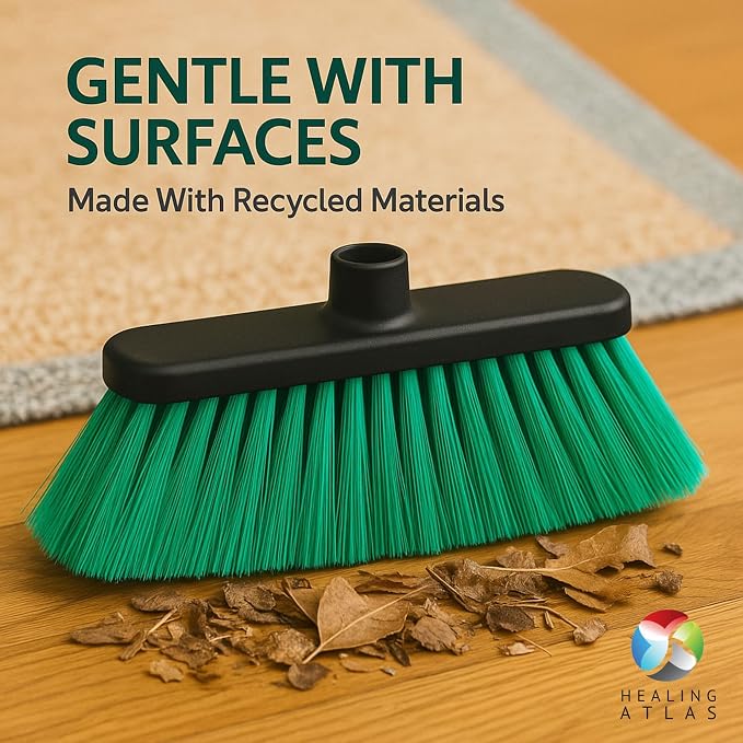 Aria Green Broom Head – 13” Sweeping Width – Soft/Firm Magnetic Flagged - Image 6
