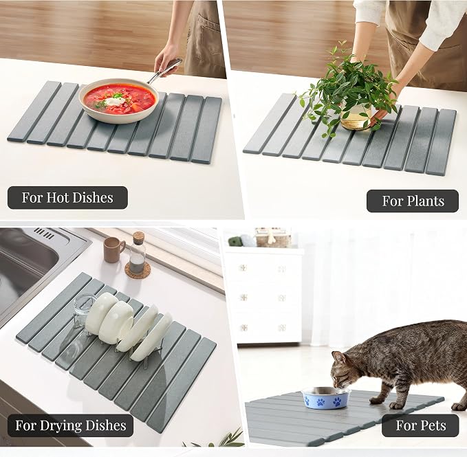 Diatomaceous Stone Dish Drying Mat - Image 4