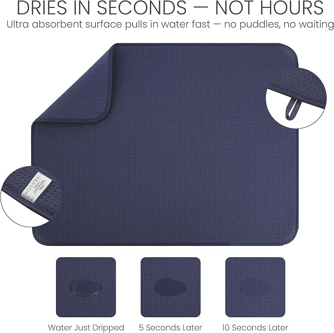 Bellemain XXL Dish Mat Microfiber Dish Drying Mat, Super absorbent - Image 3