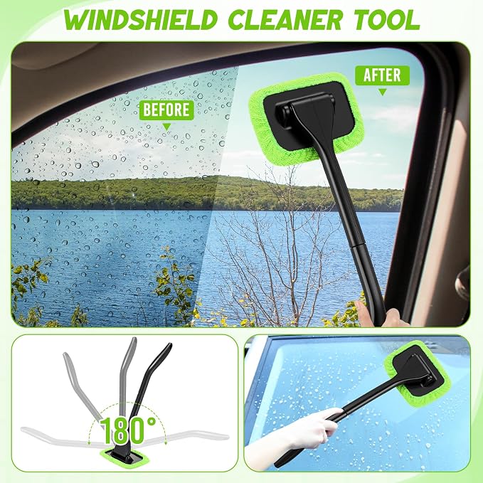 16 Pcs Windshield Cleaner Tool, Car Cleaning Kit - Image 3