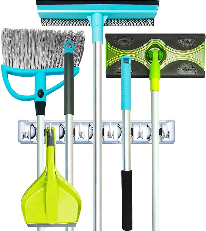 Guay Clean Broom and Mop Holder by Guay