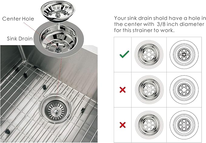 KANARY Kitchen Sink Basket Strainer Replacement - Image 4