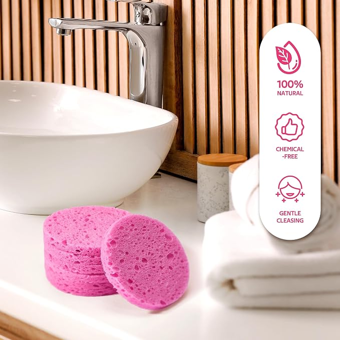 GAINWELL 50-Count Compressed Facial Sponge - Image 7
