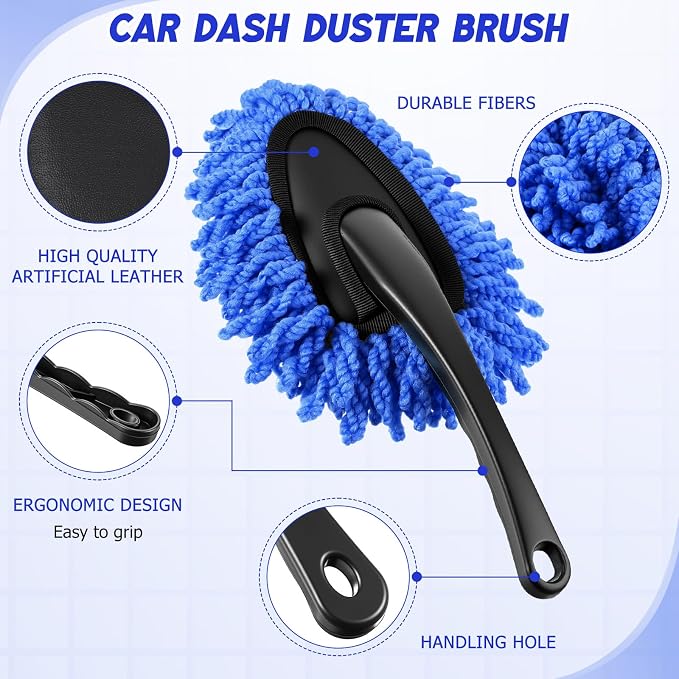 16 Pcs Windshield Cleaner Tool, Car Cleaning Kit - Image 4