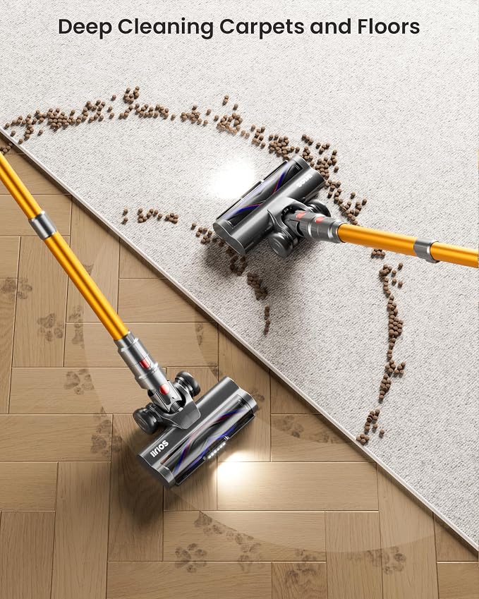 Cordless Vacuum Cleaner, 580W 48KPA 65Mins Self-Standing Vacuum Cleaners - Image 4
