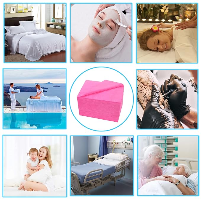600 Pcs Disposable Bed Sheets 31" x 71" Massage Table Sheets Non Woven Fabric - Image 6