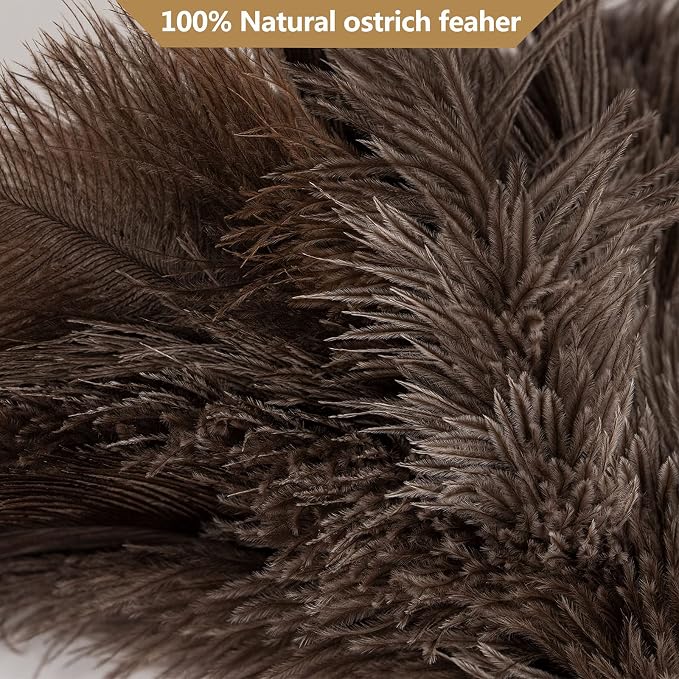 Genuine Ostrich Feather Duster, 16 inch Gray Ostrich Feather Duster - Image 4