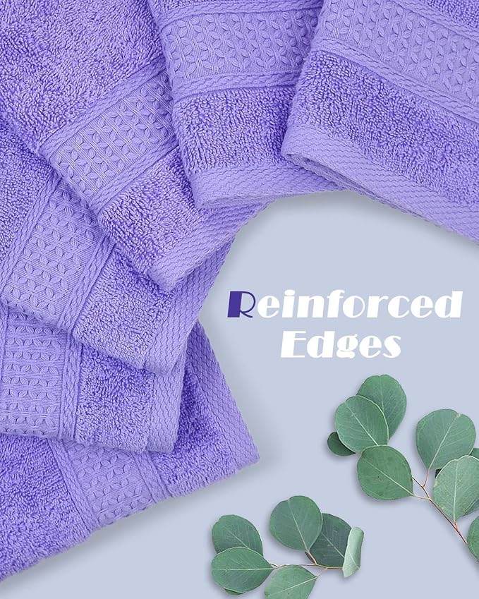 Cleanbear Wash Cloths Cotton Facecloths, Large Face Cloths 6 Ultra-Soft - Image 4